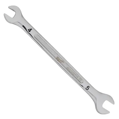 Obojstranný otvorený vidlicový kľúč Milwaukee 4 mm x 5 mm, 4932492715