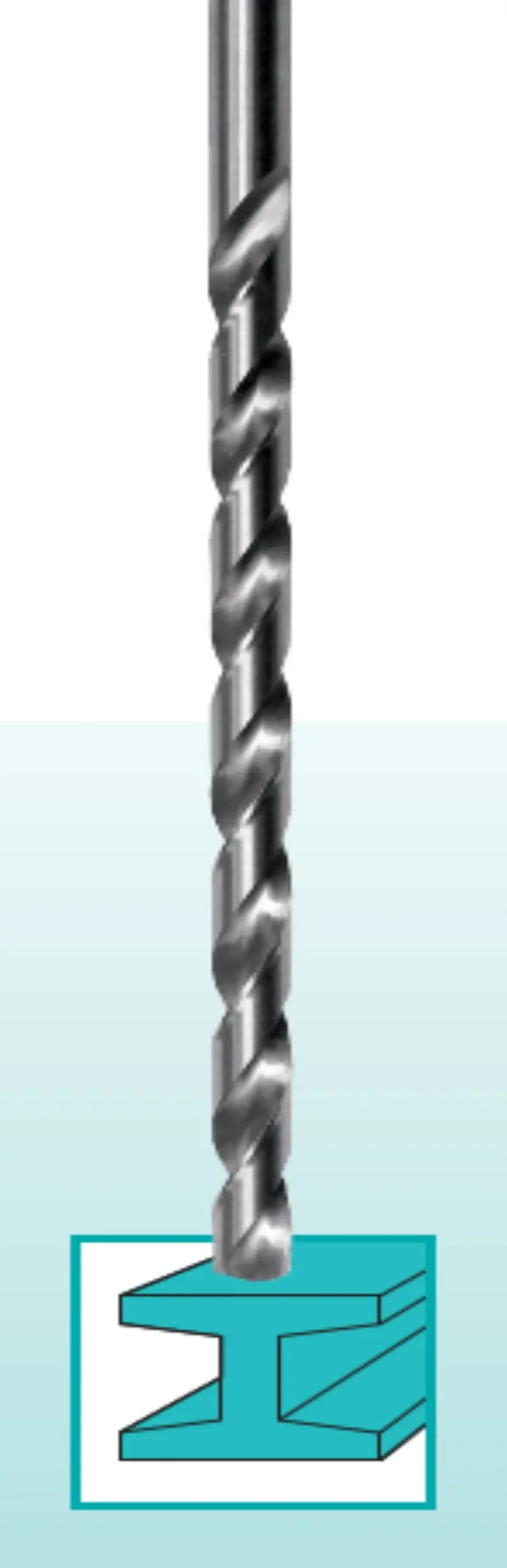 vrták vybruš. 8,0x390mm HSS-G DIN1869 (HSS1590-1080)
