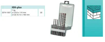 sada vrtáků do betonu 7ks SDS-plus (HSS2074-1007)