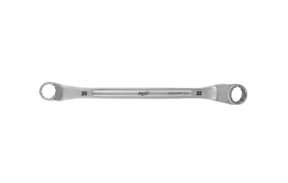 Obojstanný očkový vyhnutý kľúč Milwaukee 20 mm x 22 mm, zahnutý 75°, 4932492749