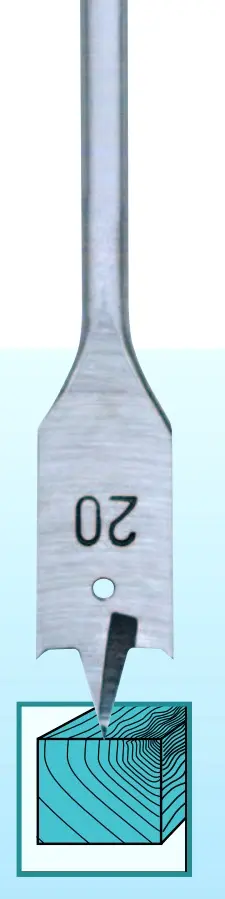 vrták plochý do dřeva 40,0 mm SB bal. (HSS3023-1400)