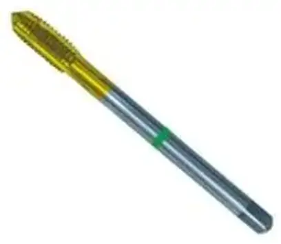 Format 16310040 Strojný závitník HSS-Co5 M4 × 0,7 mm na slepé otvory. Typ UNI 6H, DIN 371. TiN (EDE16310040)