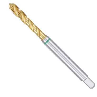 Format 16310060 Strojný závitník HSS-Co5 M6 × 1 mm na slepé otvory. Typ UNI 6H, DIN 371. TiN (EDE16310060)