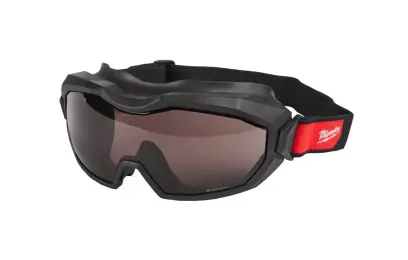 Ochranné okuliare Milwaukee s ventiláciou a tesnením, široké, tónované 4932493436 (MI4932493436)