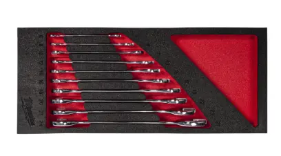 Sada oboustranných vidlicových klíčů 6 ÷ 27 mm Milwaukee v pěnové vložce (10 ks) 4932493629 (MI4932493629)