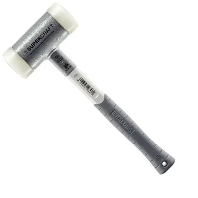 Kladivo s mäkkým čelom SUPERCRAFT 60 mm bez spätného rázu s 3 dielnou rukoväťou HALDER (EDE67600060)