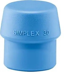 Hlava pro kladivo s měkký m čelem SIMPLEX 30 mm, mě kký TPE, Halder