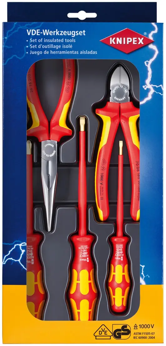 Kleště a šroubováky Knipex 00 20 13 VDE do 1000 V, 3 ks (K 00 20 13)