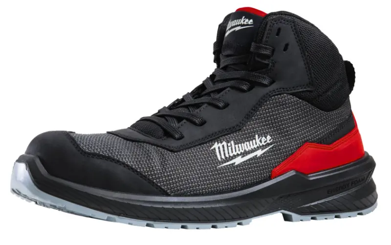 Bezpečnostní obuv, textilní svršek, Milwaukee Flextred™ S1PS 1M110133 ESD FO SR černá barva (vel.44), 4932493709 (MI4932493709)