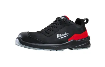 Bezpečnostná obuv, vodoodpudivá koža nubuk, Milwaukee Flextred™ S3S 1L110133 ESD SC FO SR čierna farba (vel.45), 4932493723 (MI4932493723)
