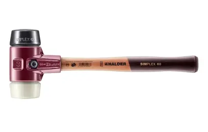 Kladivo s mäkkým čelom SIMPLEX pryž/nylon 60 mm Halder 3028.060 (EDE68161060)