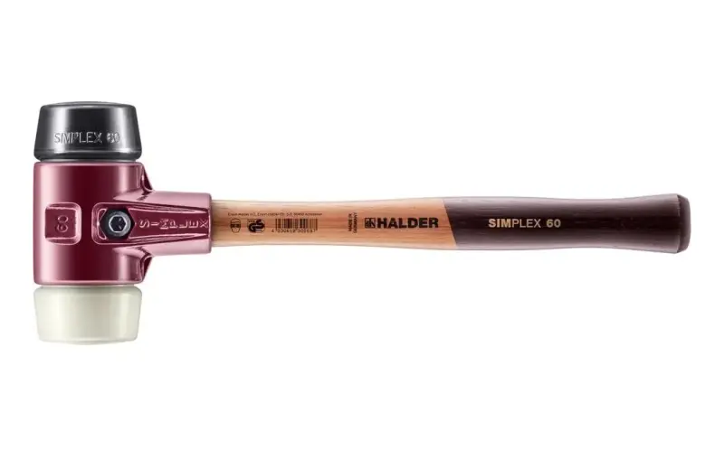 Kladivo s mäkkým čelom SIMPLEX pryž/nylon 60 mm Halder 3028.060 (EDE68161060)