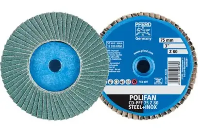 Lamelový kotúč pr. 75 mm Pferd COMBIDISC Zirkón Mini-POLIFAN CD Z80 pre kalenú oceľ (PF4007220592779)