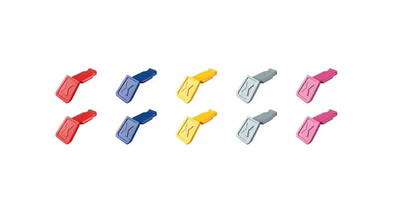 Farebné spony Knipex 00 61 10 C V01 ColorCode mix farieb 1 (10 ks) (K 00 61 10 C V01)