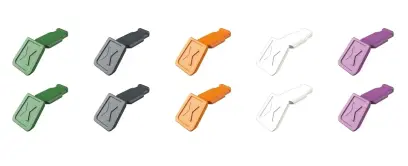 Farebné spony Knipex 00 61 10 C V02 ColorCode mix farieb 2 (10 ks) (K 00 61 10 C V02)