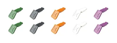 Farebné klipy Knipex 00 61 10 C V02 ColorCode mix farieb 2 (10 ks) (K 00 61 10 C V02)