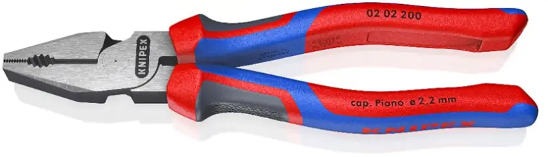 Kombinované kleště 200 mm Knipex 02 02 200 SB - silové (K 02 02 200 SB)
