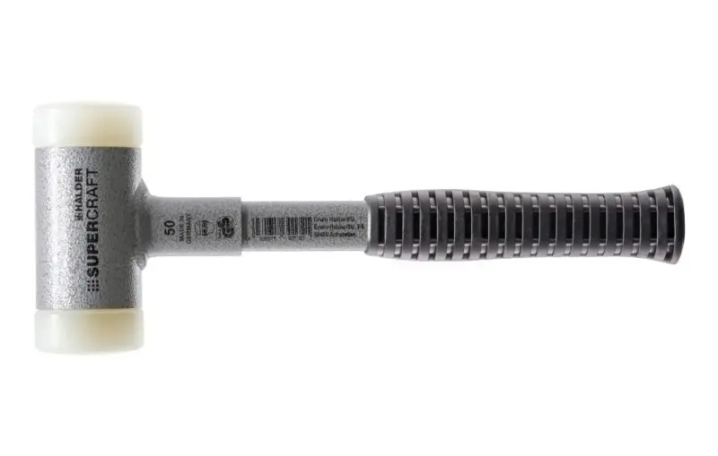 Palička s mäkkým čelom bez spätného rázu, porisko oceľová trubka SUPERCRAFT 60 mm Halder 3377.060 (EDE68270060)