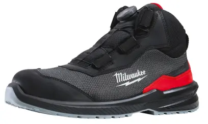 Bezpečnostní obuv, textilní svršek, systém BOA® Fit Milwaukee Flextred™ S1PS B1M110133 ESD FO SR černá barva (vel.39), 4932498096 (MI4932498096)