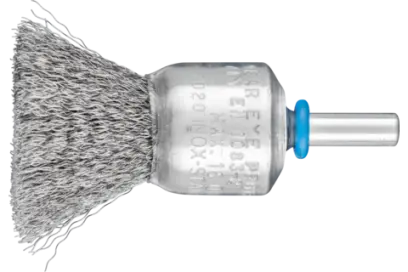 Štětcový kartáč se stopkou Pferd PBU 2022/6 INOX 0,15, nesplétaný drát INOX (PF4007220598054)