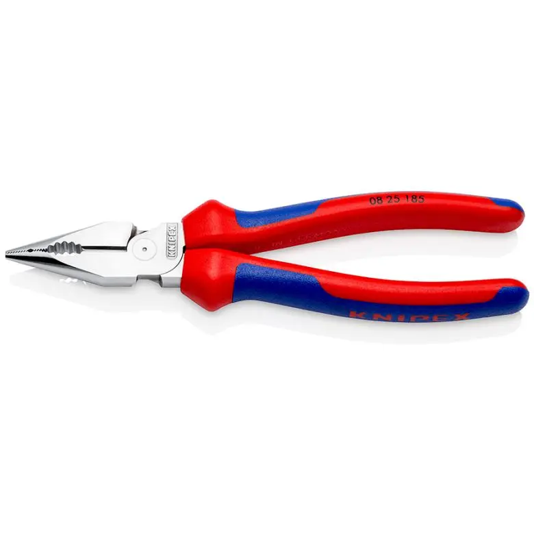 Kombinované kleště 185 mm Knipex 08 25 185 SB - úzké ploché (K 08 25 185 SB)
