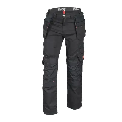 Pracovní kalhoty Milwaukee FREEFLEX WP BL 46, černé, Vel. 46/S, 4932498191