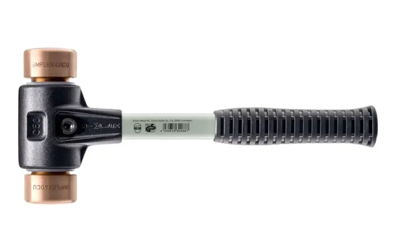Palička 1300g s mäkkým čelom bez spätného rázu SIMPLEX 40 mm meď. Halder 3704.040 (EDE68661040)