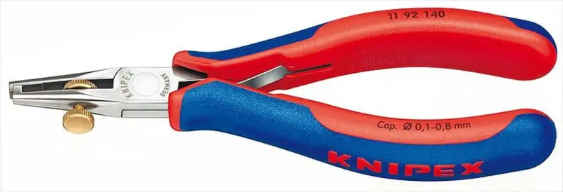 Odizolovací kleště 140 mm. KNIPEX 11 92 140 - leštěná hlava, vícesložkové návleky (K 11 92 140)