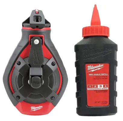 Značkovací šňůra Milwaukee BOLD LINE, šířka 1,5 mm, délka max. 30 m, červená náplň 85g, 4932498391