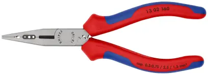 Elektrikářské kleště 160 mm Knipex 13 02 160 SB (K 13 02 160 SB)