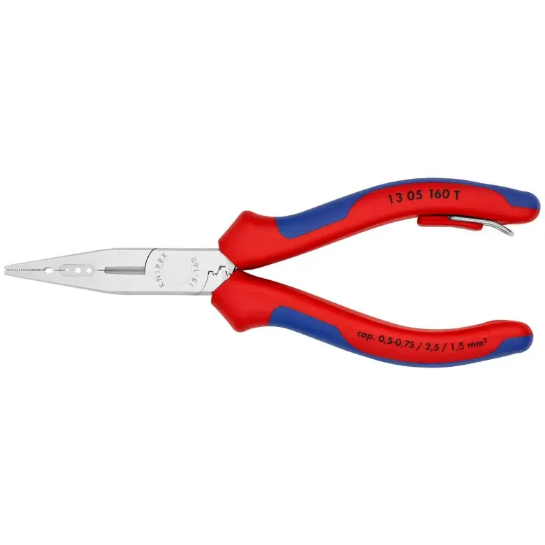 Elektrikářské kleště Knipex 13 05 160, 180 mm chromované TT (K 13 05 160 T)