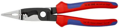 Kliešte na elektroinštaláciu 200 mm Knipex 13 82 200 SB (K 13 82 200 SB)
