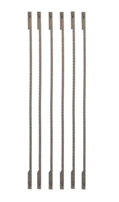 Holzstar 5911628 Pílové plátky pre lupienkovú pílu - na drevo, plast, sadru 133 x 3 x 0,25 mm (25 TPI) 6 ks (BOW5911628)