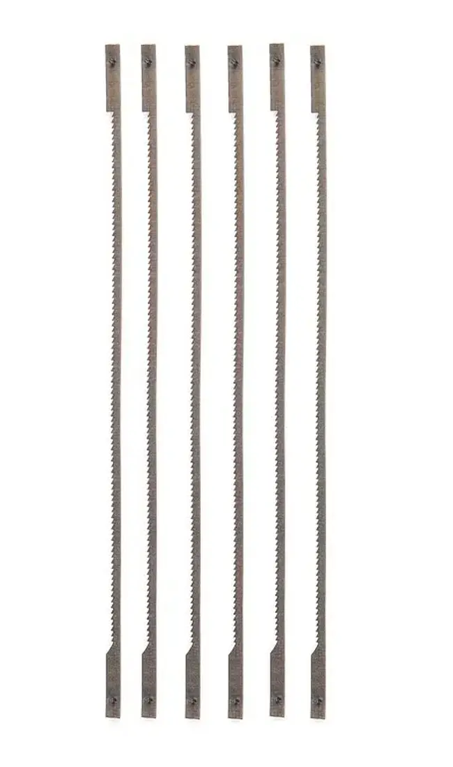 Holzstar 5911628 Pílové plátky pre lupienkovú pílu - na drevo, plast, sadru 133 x 3 x 0,25 mm (25 TPI) 6 ks (BOW5911628)