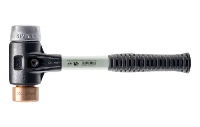 Palička 1100g s mäkkým čelom bez spätného rázu SIMPLEX 40 mm meď/hliník. Halder 3749.040 (EDE68811040)
