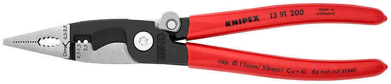 Kleště Knipex 13 91 200 univezální elektroinstal. (K 13 91 200)