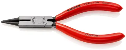 Zlatnícke kliešte Knipex 19 01 130 SB – guľaté čeľuste s ostrou hranou (K 19 01 130 SB)