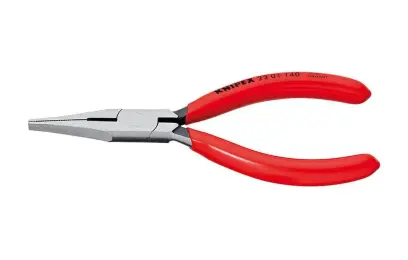 Ploché kliešte 140 mm s britom KNIPEX 23 01 140 - leštená hlava, plastové návleky (K 23 01 140)