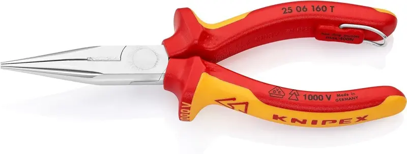 Půlkulaté kleště Knipex 25 06 160 T BK s břity TT (K 25 06 160 T BK)