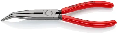 Úzké půlkulaté kleště Knipex 26 21 200 SB s břity, zahnuté (K 26 21 200 SB)