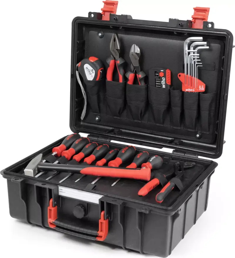 WIHA 9300-71403 Kufr s nářadím Basic Set L pro mechaniky (Sada 38 dílů) (WIHA45531)