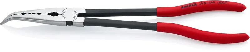 Montážní kleště 280 mm Knipex 28 81 280 SB dlouhé, zahnuté (K 28 81 280 SB)