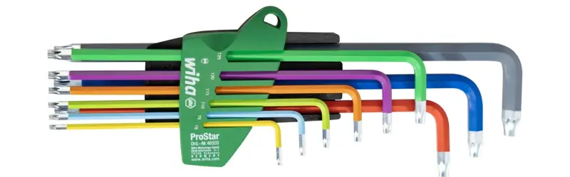 Zástrčné klíče TORX v držáku Prostar (Sada 9 dílů) (WIHA46556)