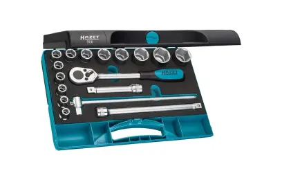 Sada nástrčné kľúče 1/2" 906 17 ks. HAZET (EDE69530017)