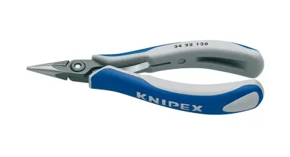 Kliešte Knipex 34 22 130 130 mm pre elektroniku – polokruhové (K 34 22 130)