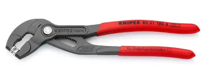 Kliešte Knipex 85 51 180 A – na hadicové spony s pružnými pásikmi (K 85 51 180 A)