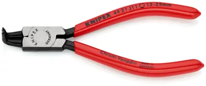Kleště Knipex 44 21 J11 SB - vnitřní pojistné kroužky, zahnuté hroty 90° (K 44 21 J11 SB)