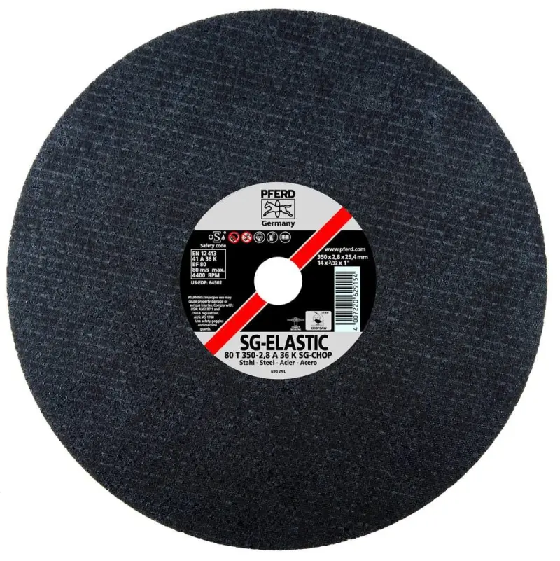 Rozbrušovací kotouč PFERD 80 T 400-3,8 A 36 K SG-CHOP/25,4 (PF4007220638675)
