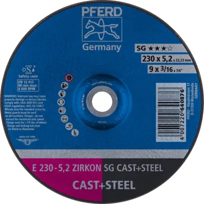 E230-5 ZA30 S SG/22,23  KOTOUČ BRUSNÝ ZA-S-SG (PF4007220640876)