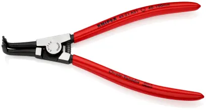 Kliešte Knipex 46 21 A31 SB – vonkajšie poistné krúžky, ohnuté hroty 90° (K 46 21 A31 SB)